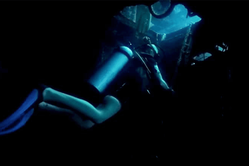 Schiffswrack Tauchen