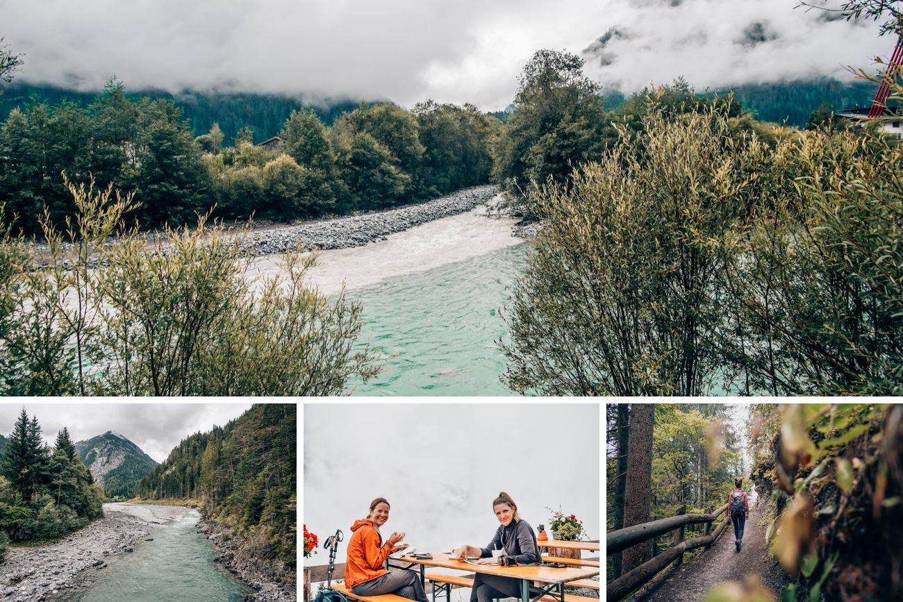 Wandern entlang des Lechs