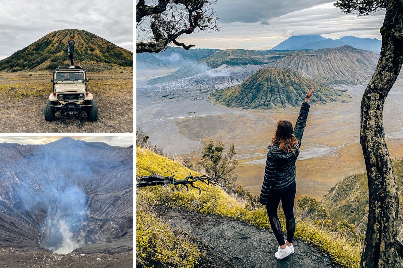 Mount-Bromo-Sehenswürdigkeit-Java Mt. Bromo Vulkan auf Java