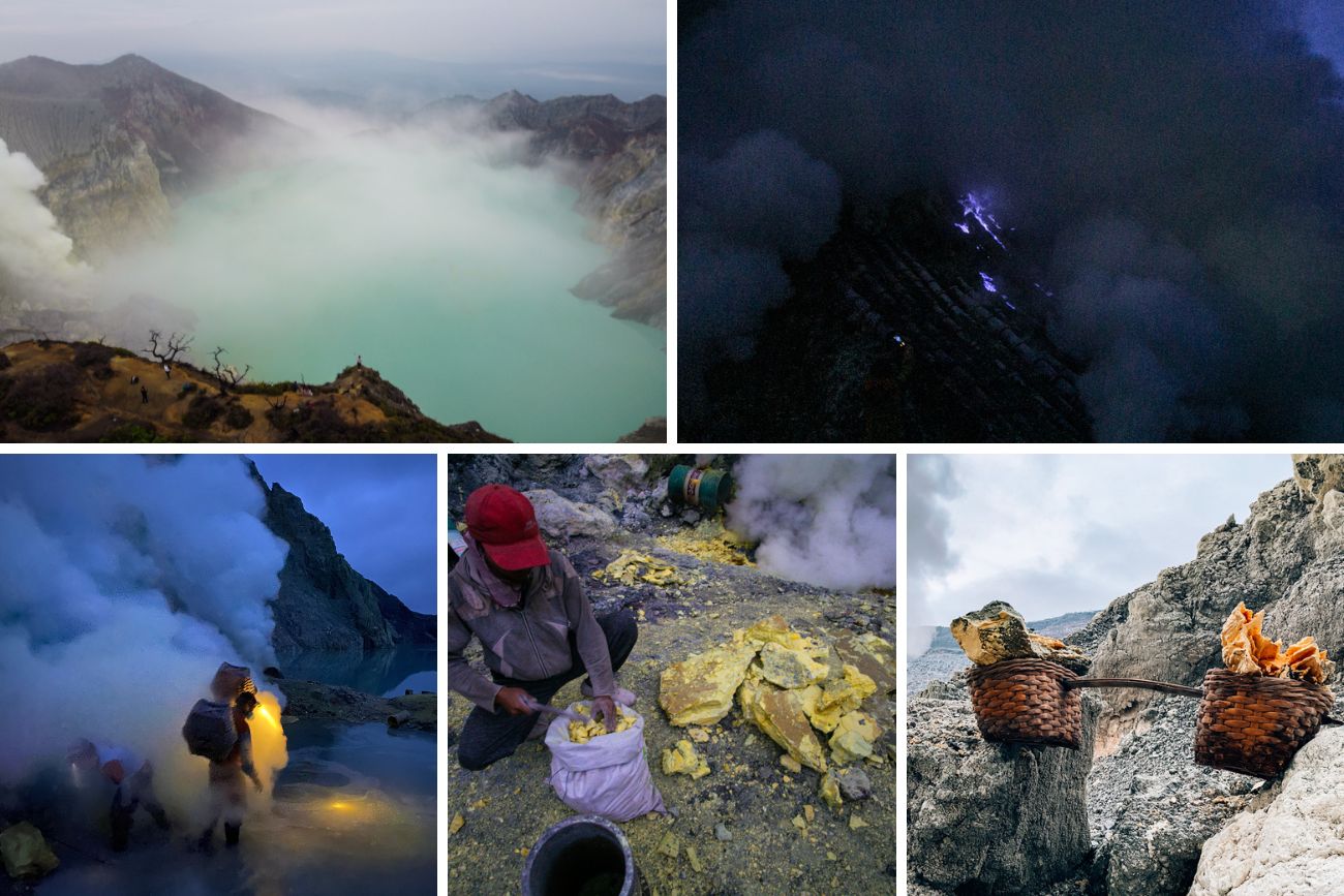 Vulkan-Ijen Vulkan Ijen