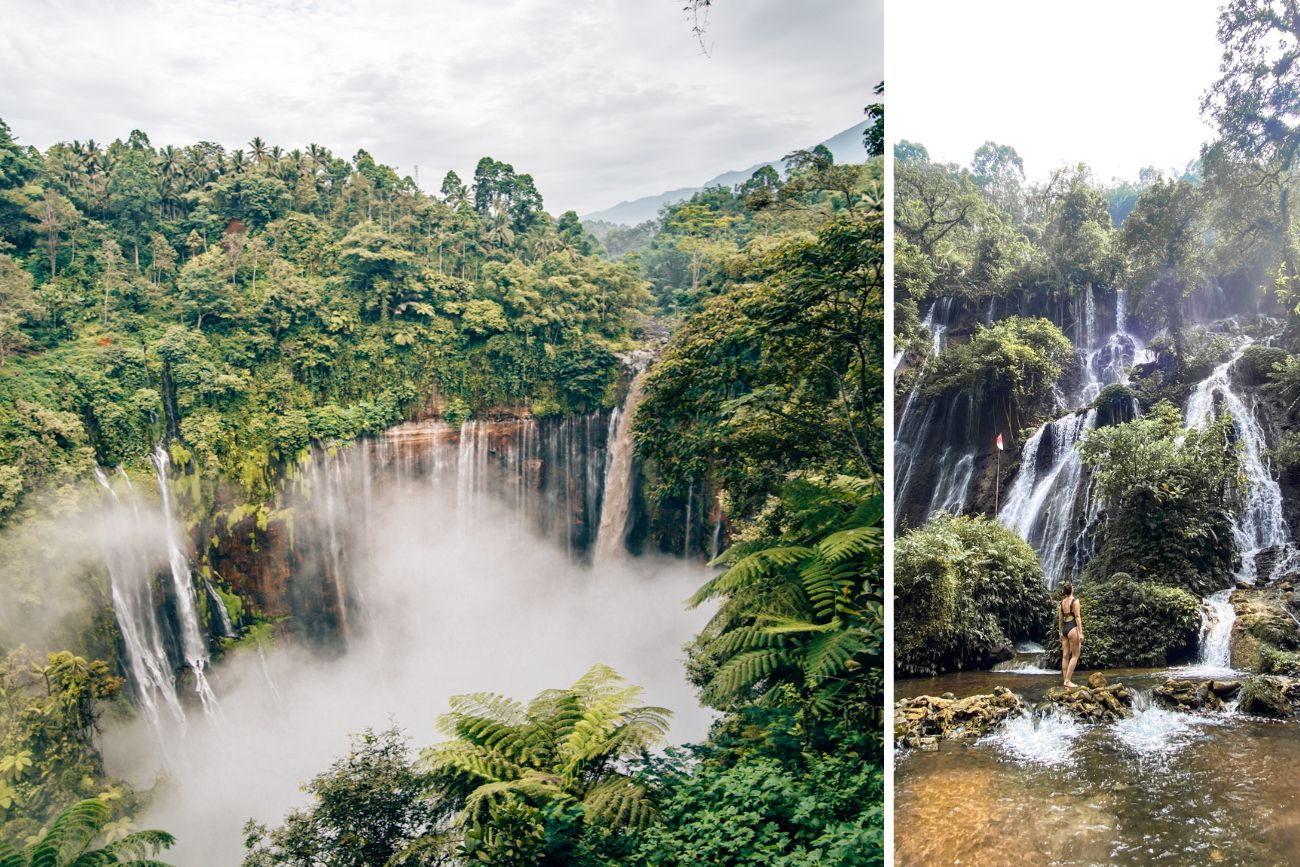 Wasserfall-Java-Tumpak-Sewu Tumpak Sewu Wasserfall Java