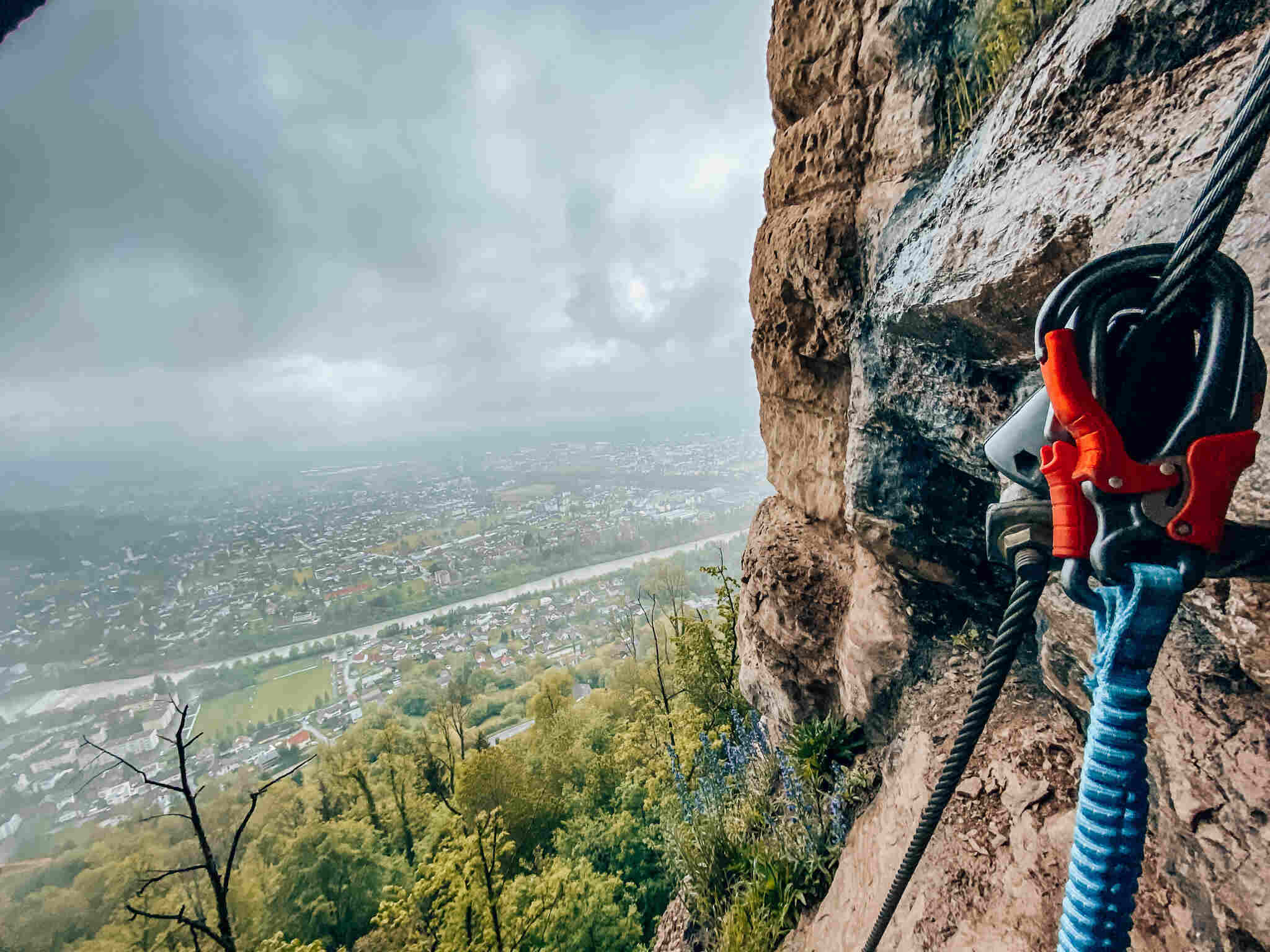 KLeittersteig-Känzele-Bregenz Ausblick vom Känzele Klettersteig