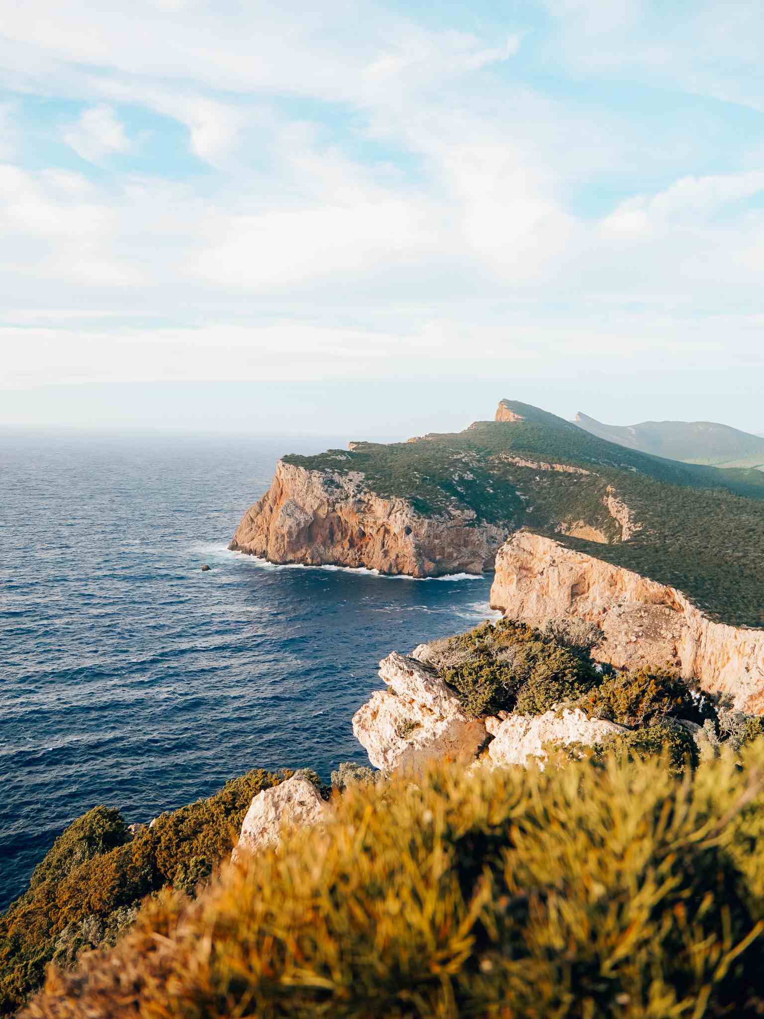 Sardinien-Küste Blick auf die Küste Sardiniens
