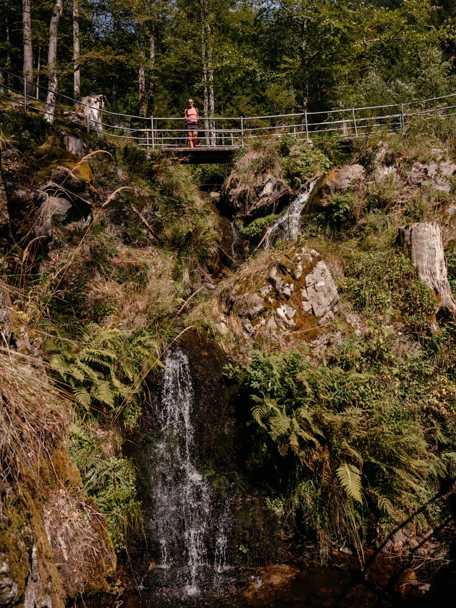 2024-08-Schwarzwald-Wasserfallsteig-3 Der Fahler Wasserfall