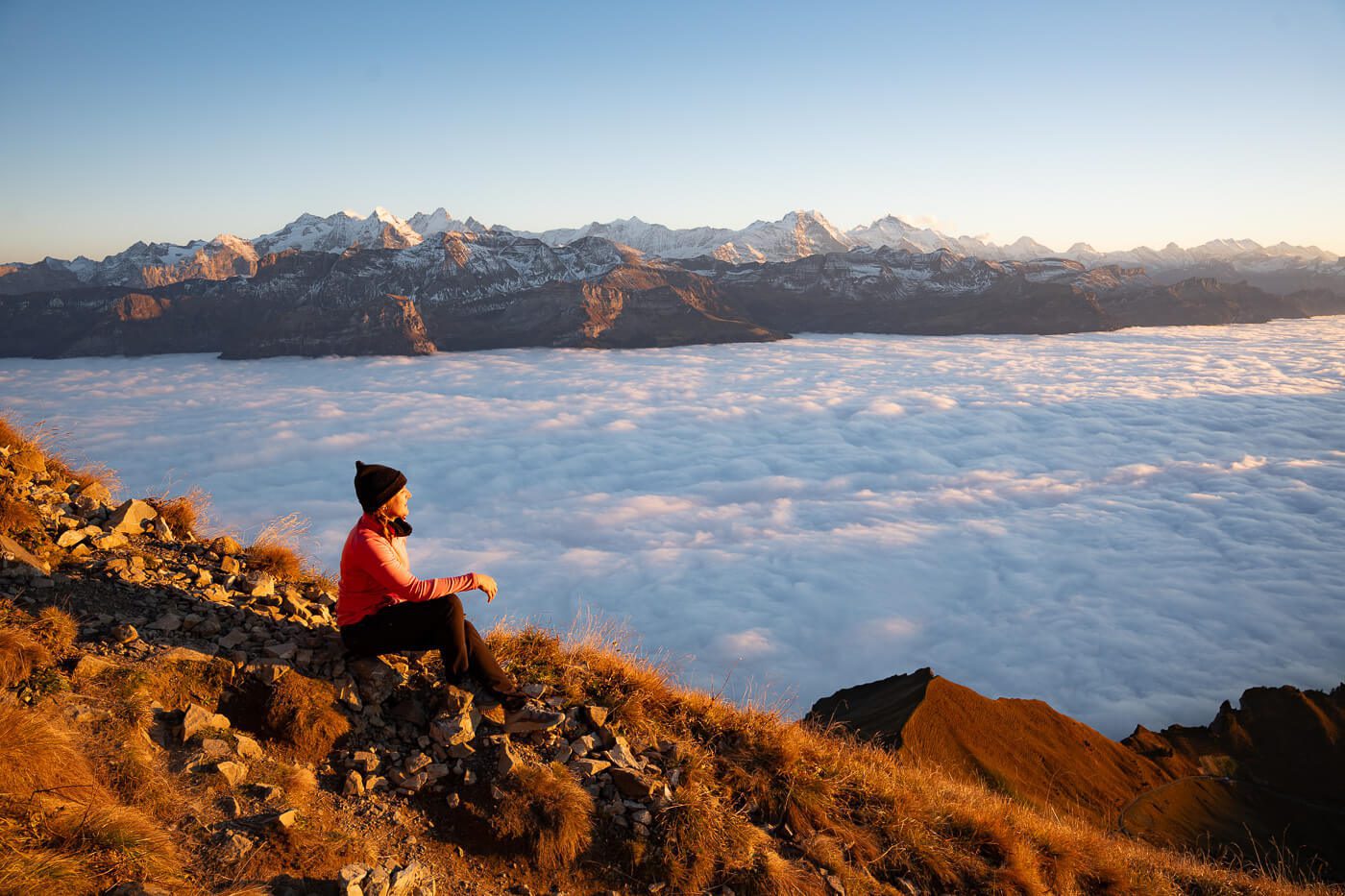Brienzer Rothorn Sonnenuntergangsstimmung
