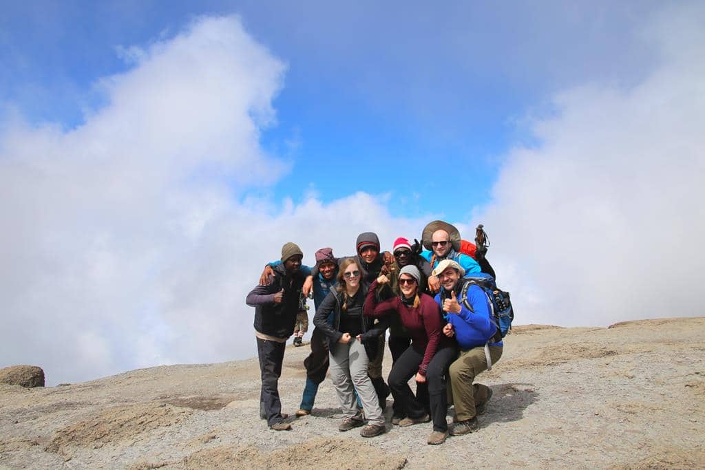 Gruppenbild nach der Barranco Wall