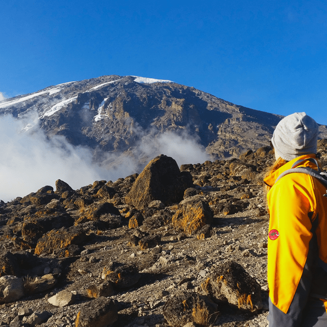 Blick zum Kilimanjaro