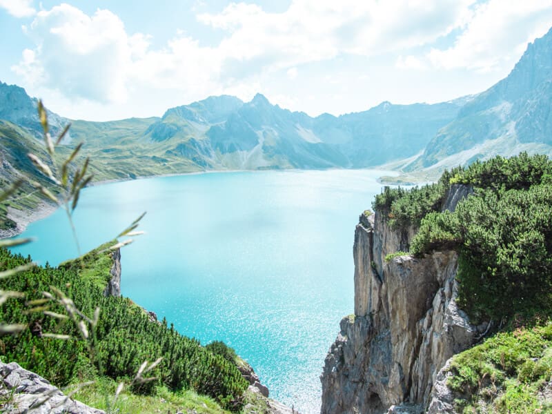 Ausblicke am Lünersee