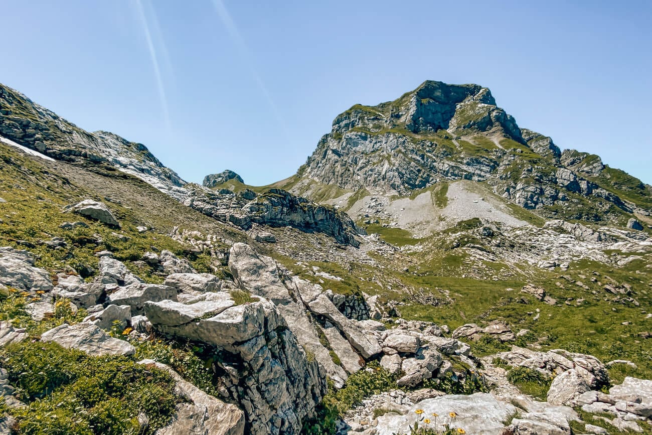 Aufstieg vom Lutersee zum höchsten Punkt