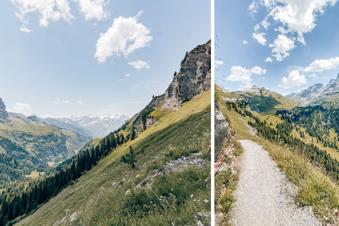 Aufstieg über die Spycherflüe