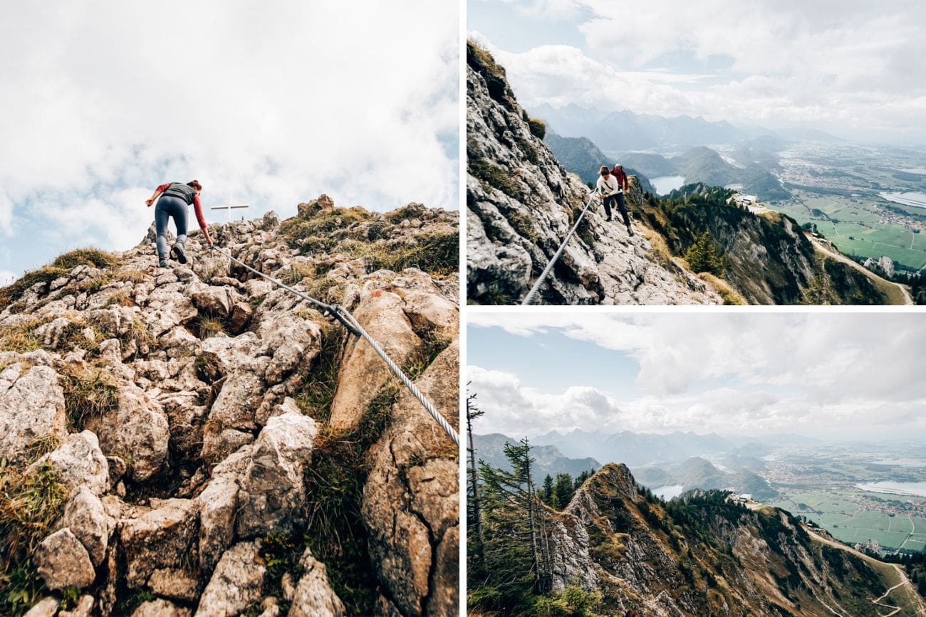 Aufstieg auf den Branderschrofen