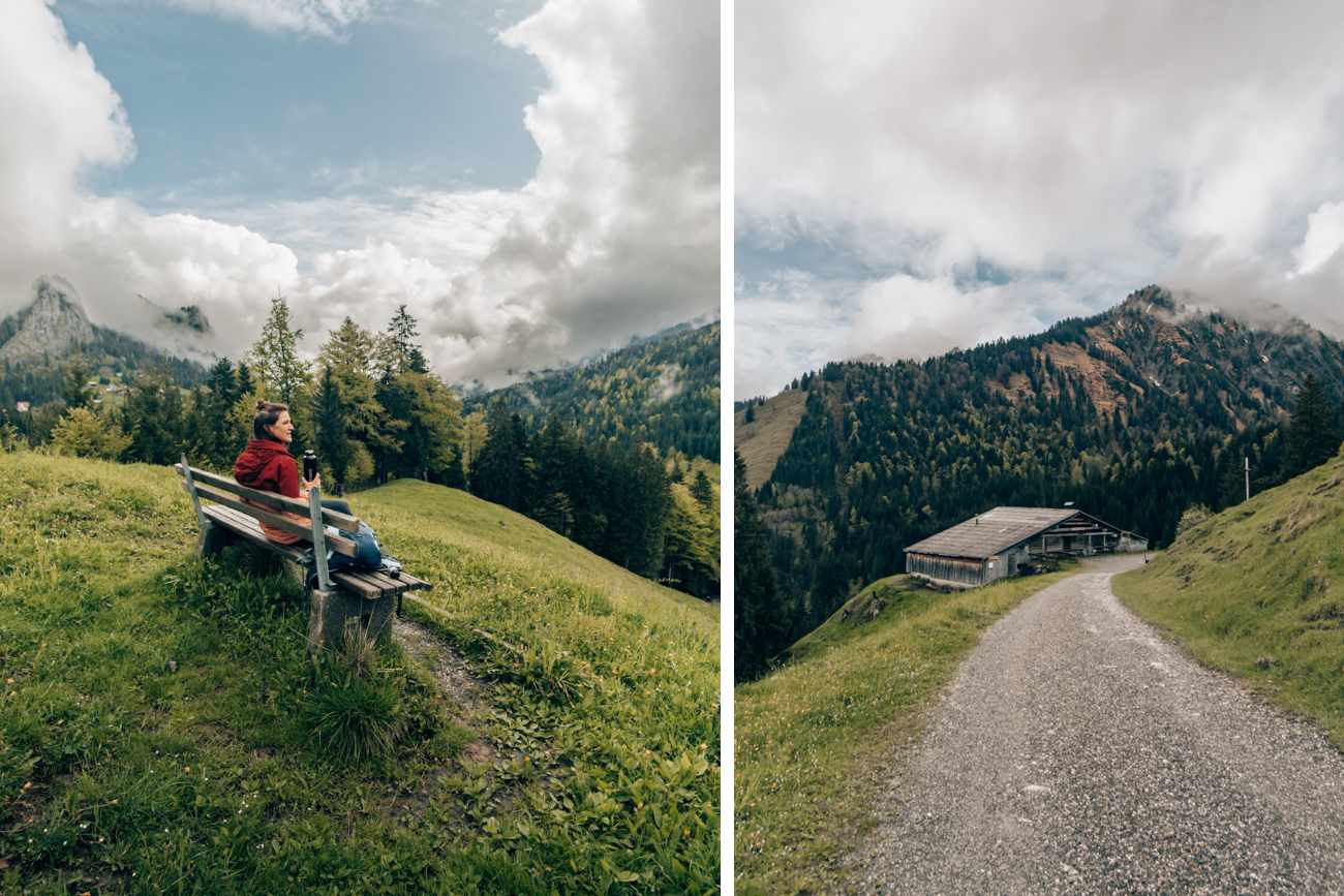 Es laden immer wieder Plätze zum Verweilen ein.