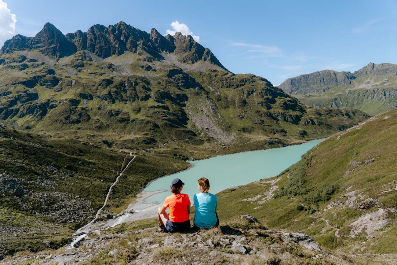 Blick auf den Silvretta Stausee