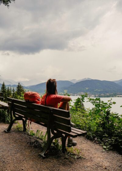 Ausblick am Tegernsee