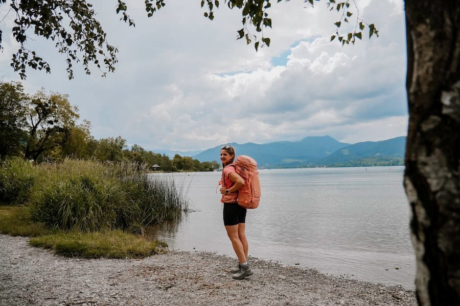 Start am Tegernsee der Alpenüberquerung