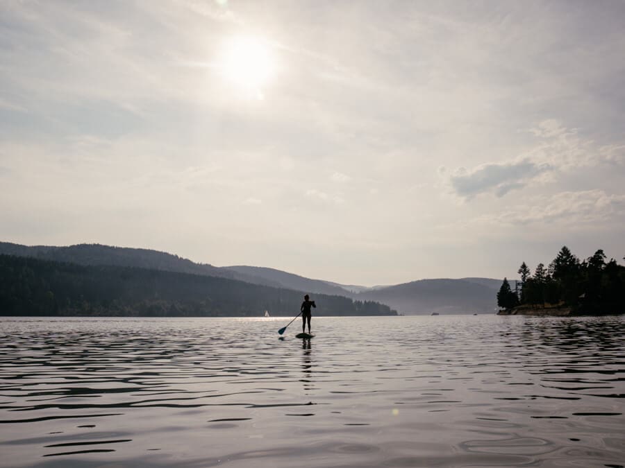 SUP auf dem Schluchsee
