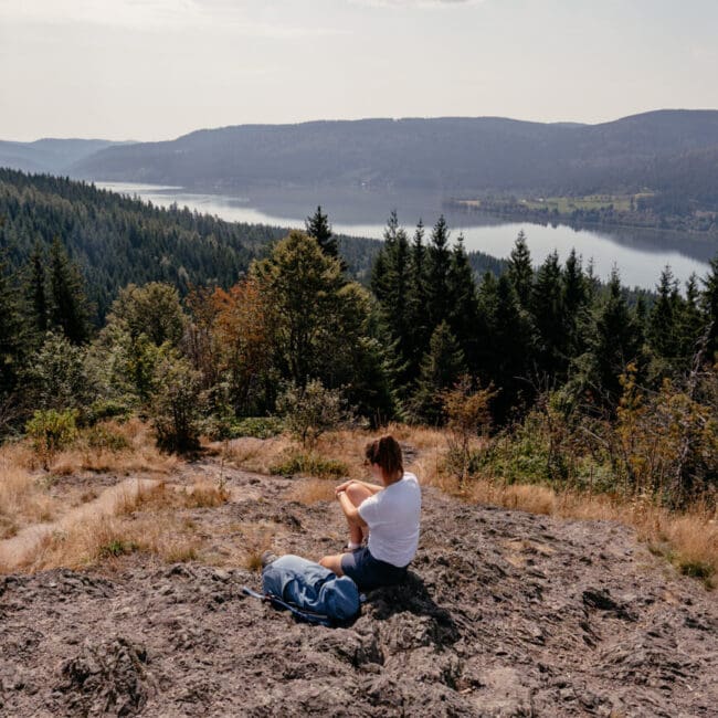 Ausblick Bildstein auf Schluchsee