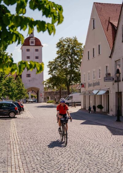 Dilinger-Land-Gundelfingen-Donau Gundelfingen an der Donau mit historischem Tor