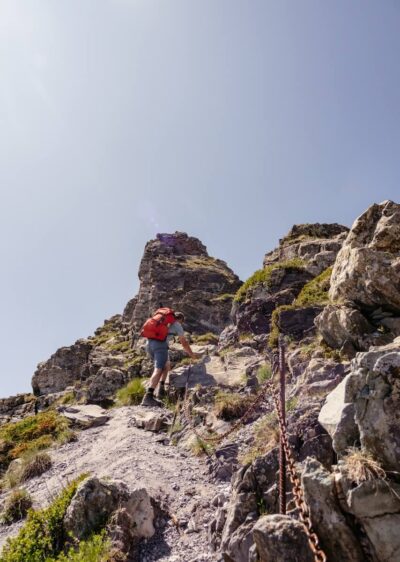 eine kleine Kraxelpassage