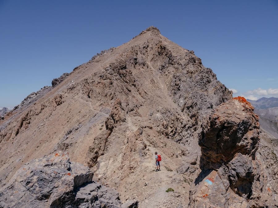 Blick Richtung Gipfel des Monta Scaletto