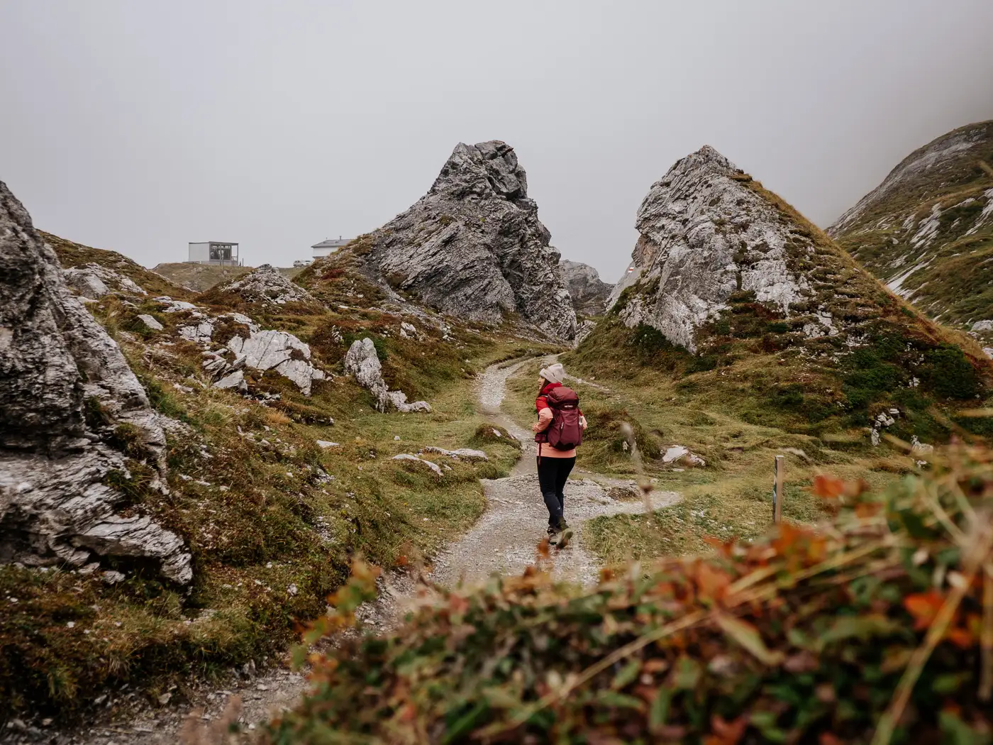 Ich in der herbstlichen Landschaft