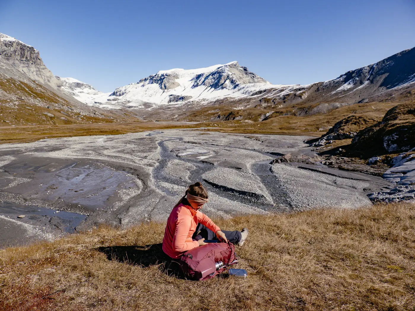 Rast auf dem oberen Segnesboden
