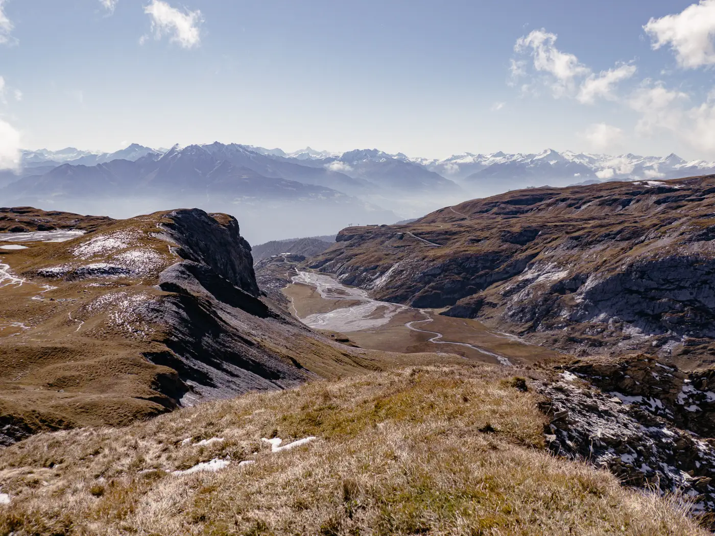 Blick auf den Oberen und unteren Segnesboden